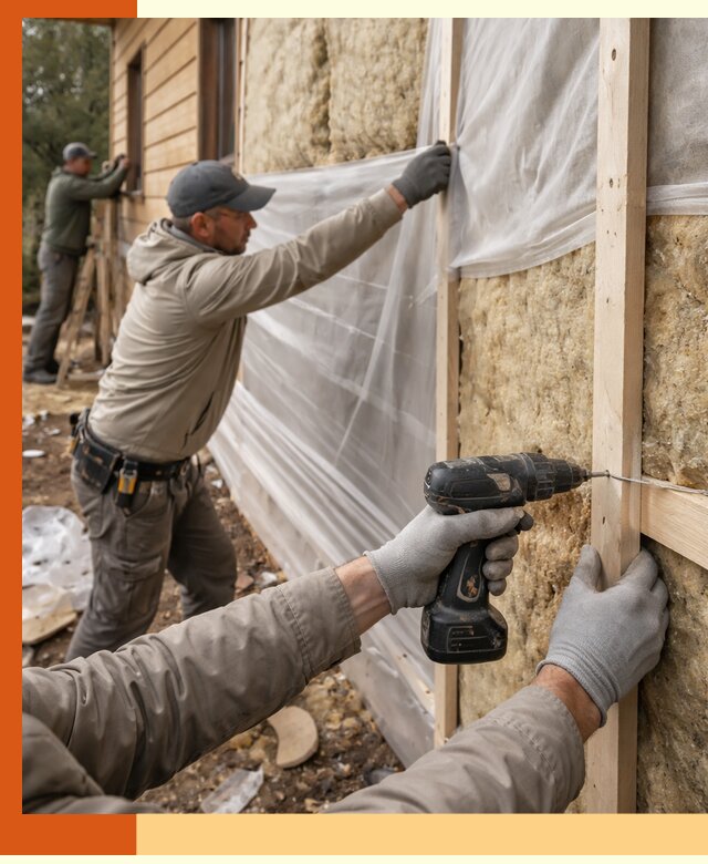 Утепление дома из бруса в Лабинске качественно и долговечно