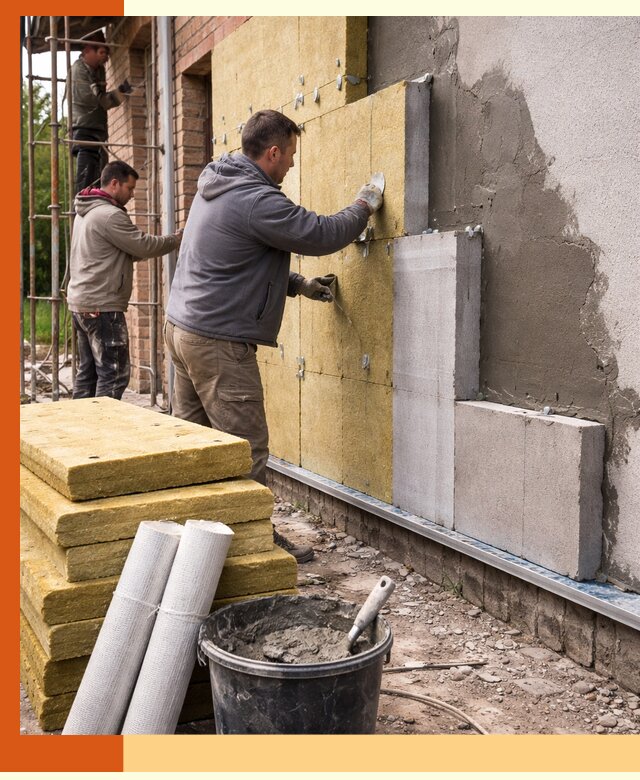 Утепление кирпичного дома под ключ в Лабинске