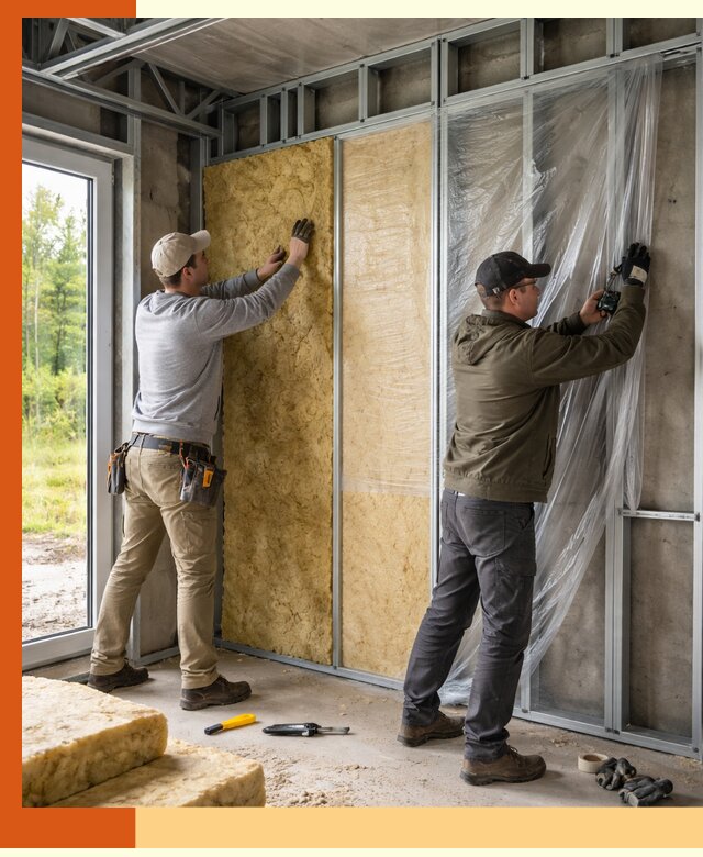 Утепление дома из ЛСТК в Лабинске с гарантией качества и эффективности