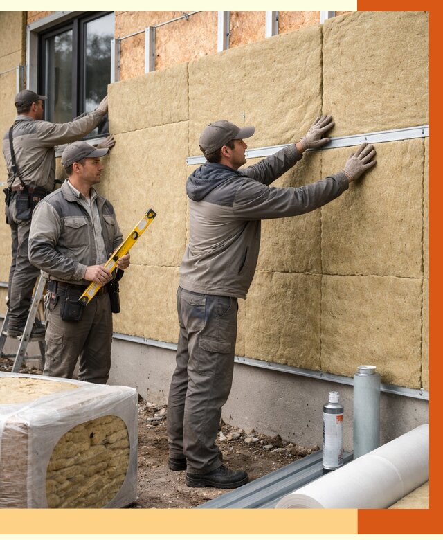 Утепление дома из SIP панелей в Лабинске от 6649 руб./м² под ключ | ТепломастерЛбк