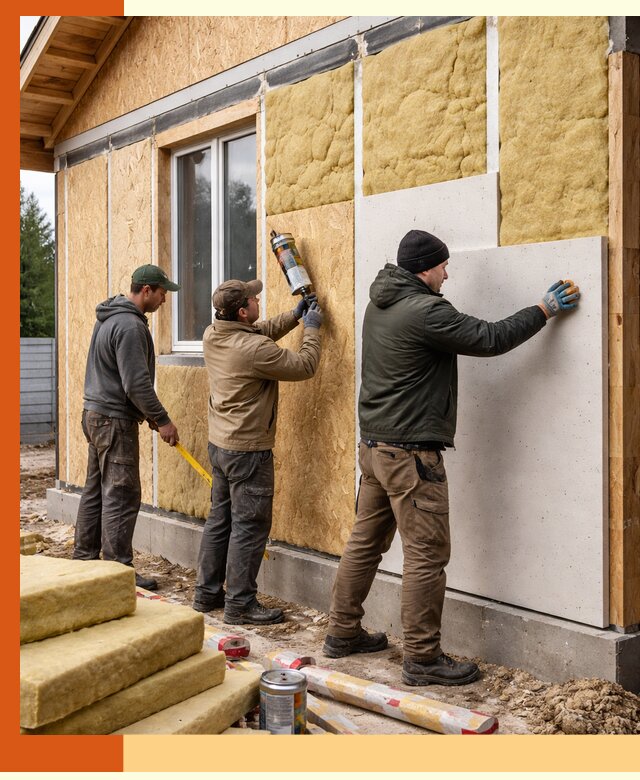 Профессиональное утепление дома из SIP-панелей в Лабинске