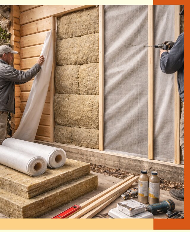 Утепление дома из минибруса в Лабинске от 4826 руб/м2 — заказать профессионально | ТепломастерЛбк