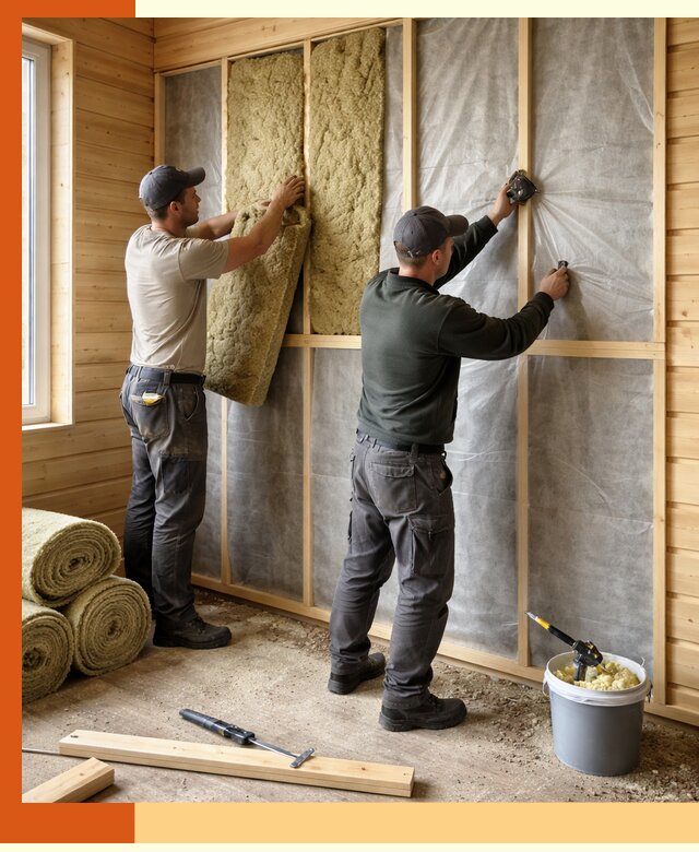 Утепление дома из минибруса в Лабинске: комплексные теплоизоляционные работы