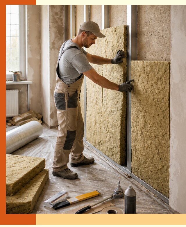 Утепление квартиры в Лабинске — комплексная теплоизоляция стен и полов