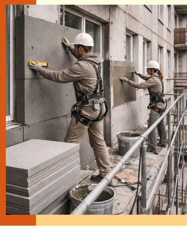 Утепление квартиры снаружи под ключ в Лабинске