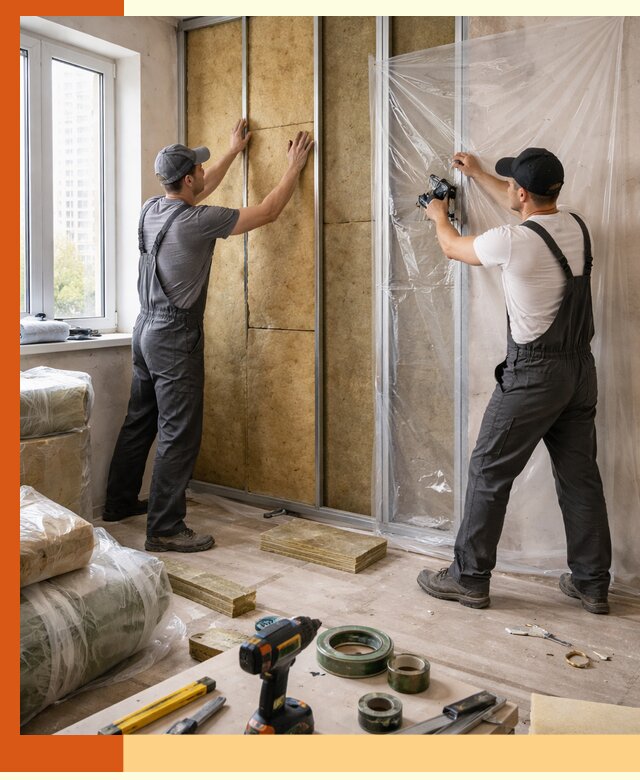 Утепление квартиры изнутри профессионально в Лабинске