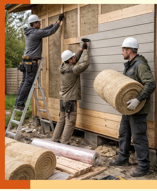 Утепление бани снаружи в Лабинске профессионально и надежно
