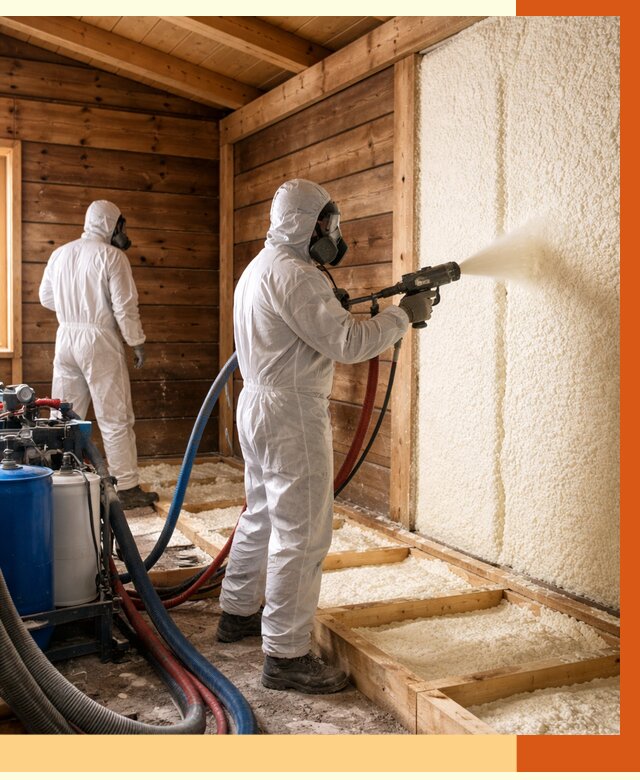 Утепление бани ппу в Лабинске под ключ от 4504 руб./м2 | ТепломастерЛбк - напыление и монтаж ппу