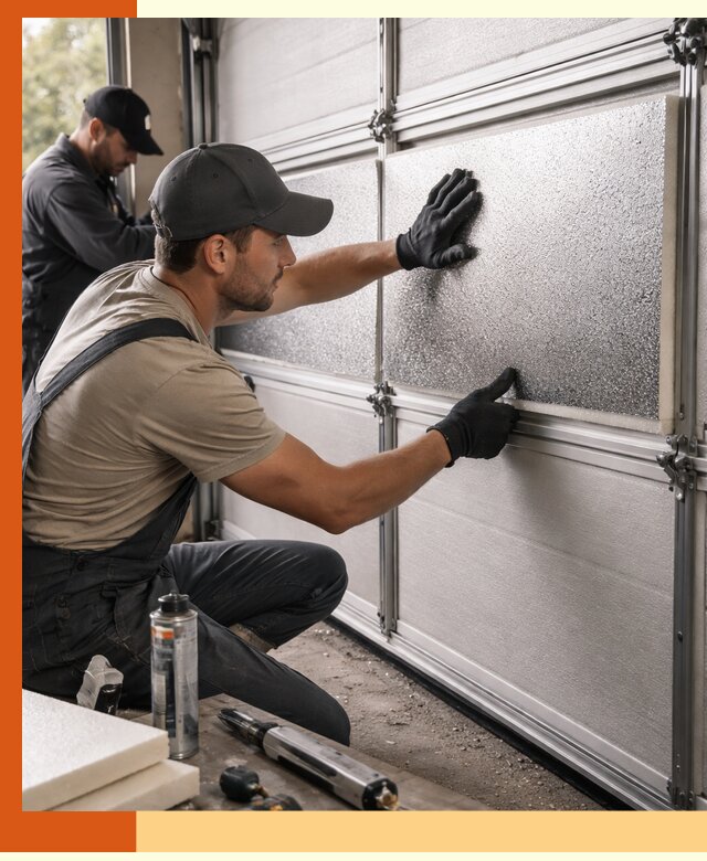 Утепление гаражных ворот в Лабинске качественно и надежно