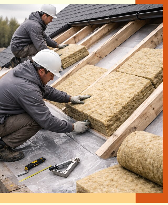 Утепление крыши в Лабинске от 1984 руб./м2 — комплексное утепление кровли | ТепломастерЛбк