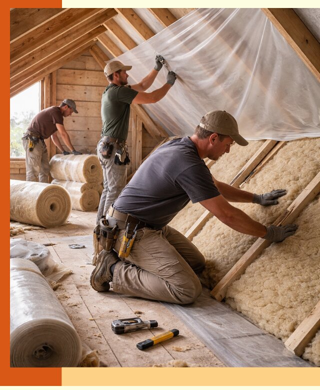 Утепление крыши изнутри в Лабинске: профессионально и надежно