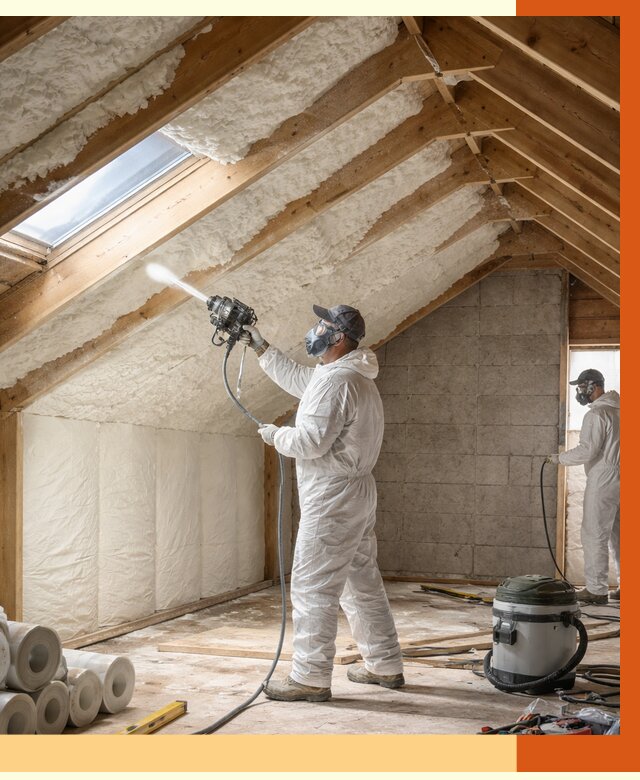 Утепление мансарды ППУ в Лабинске от 2949 руб./м² — заказать под ключ | ТепломастерЛбк