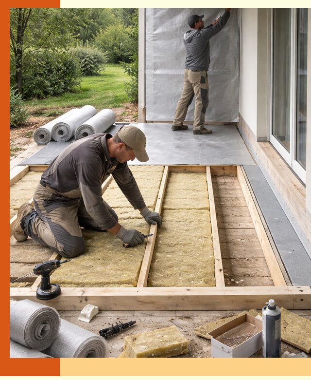 Утепление террасы в Лабинске — тепло и защита круглогодично