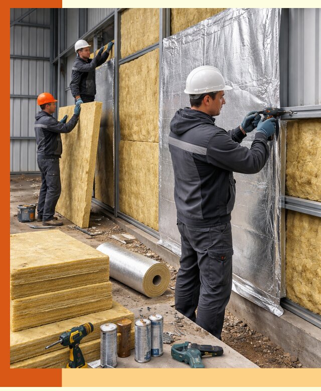 Утепление металлического ангара профессионально в Лабинске