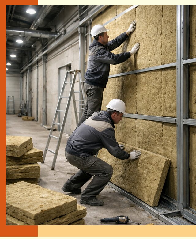 Утепление цеха под ключ в Лабинске с гарантией качества