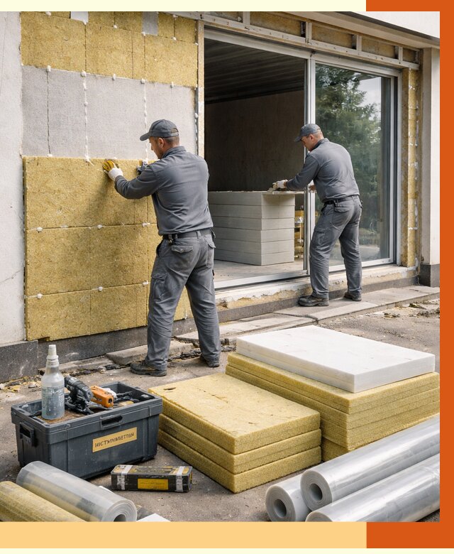 Утепление торгового павильона в Лабинске от 15550 руб./м² под ключ | ТепломастерЛбк