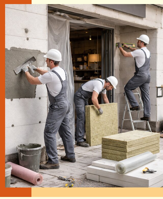 Утепление кафе в Лабинске: профессиональная теплоизоляция и монтаж