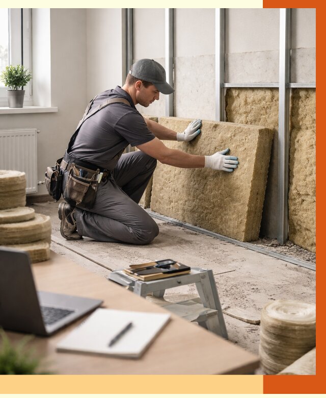 Утепление офиса в Лабинске от 4826 руб/м2 — комплексное утепление офиса под ключ | ТепломастерЛбк