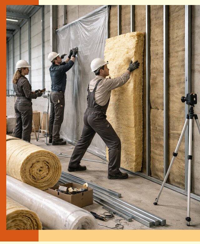 Утепление складского терминала в Лабинске профессионально и надёжно