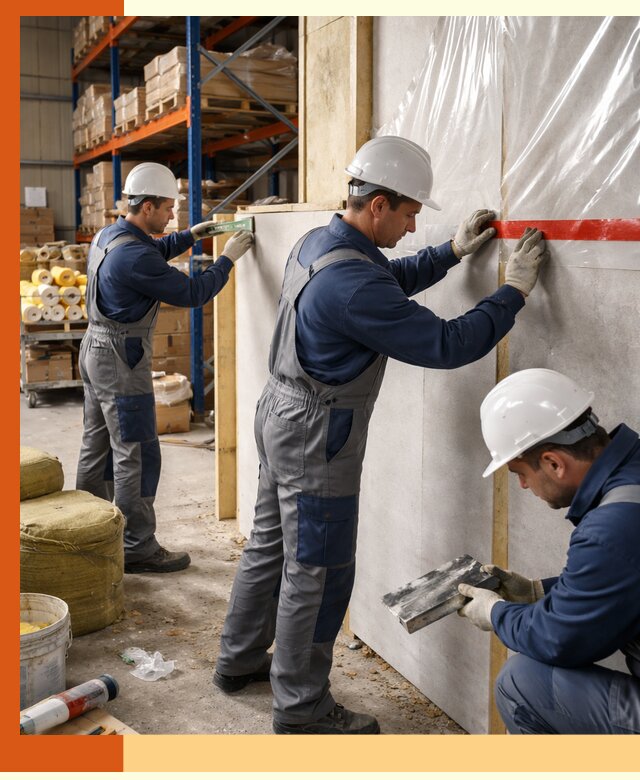 Утепление теплого склада под ключ в Лабинске