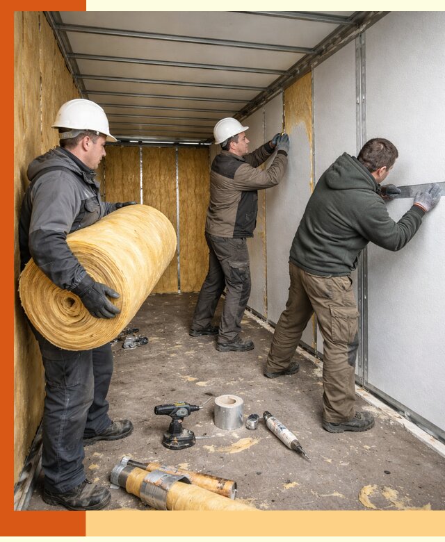 Утепление рефрижераторного контейнера в Лабинске профессионально и надежно