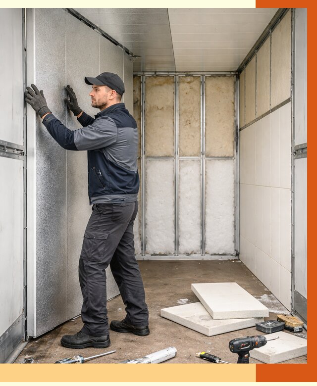 Утепление холодильного кузова в Лабинске от 14477 руб. под ключ | ТепломастерЛбк