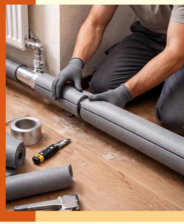 Утепление труб отопления в Лабинске: теплоизоляция и защита сети