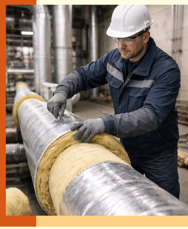 Утепление технологического оборудования и заводских установок в Лабинске