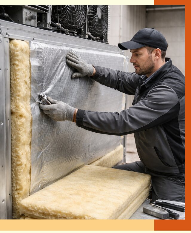 Утепление холодильного агрегата в Лабинске от 9115 руб. под ключ | ТепломастерЛбк