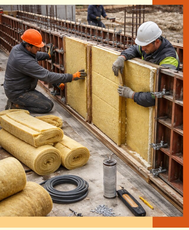 Теплоизоляция опалубки в Лабинске от 7721 руб. за м2 — услуги и монтаж | ТепломастерЛбк