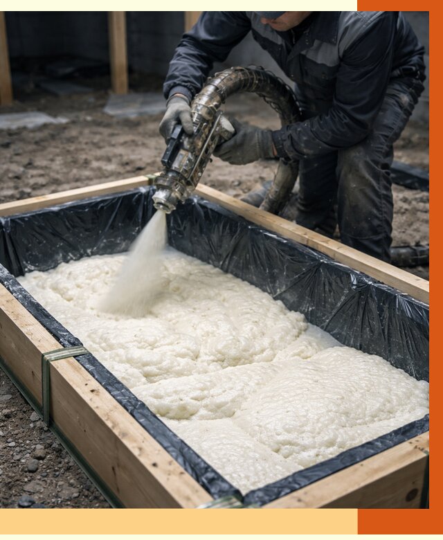 Заливка ППУ в формы в Лабинске от 2681 руб. — утепление форм под ключ | ТепломастерЛбк