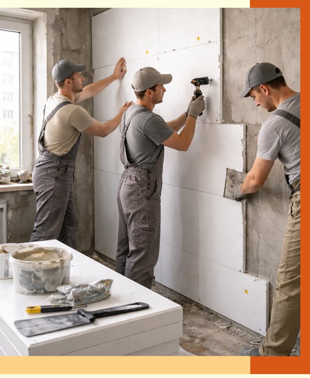 Утепление пенопластом домов и стен в Лабинске от 1984 руб. — ТепломастерЛбк