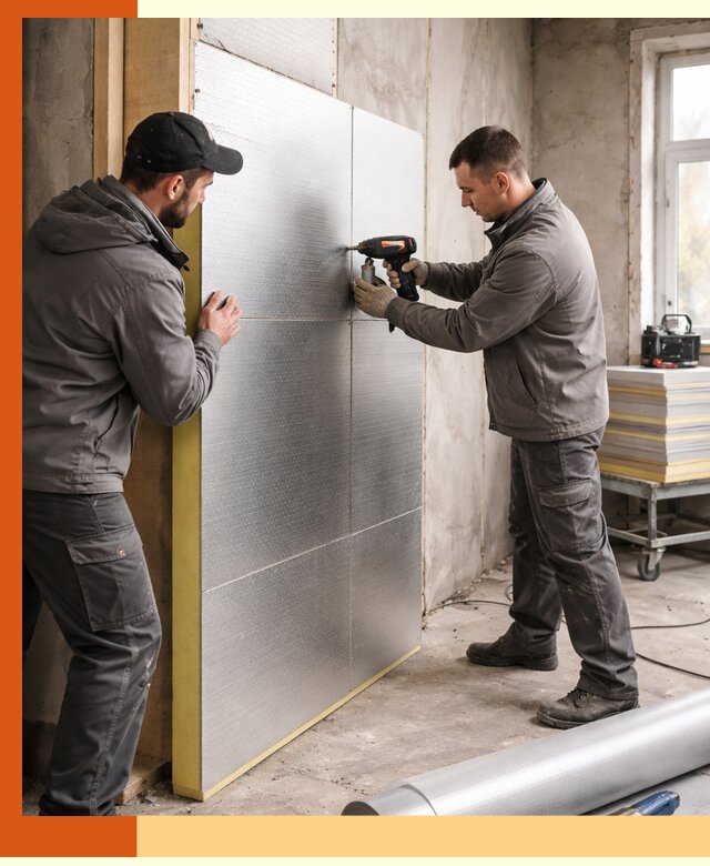 Утепление PIR панелями домов и зданий в Лабинске