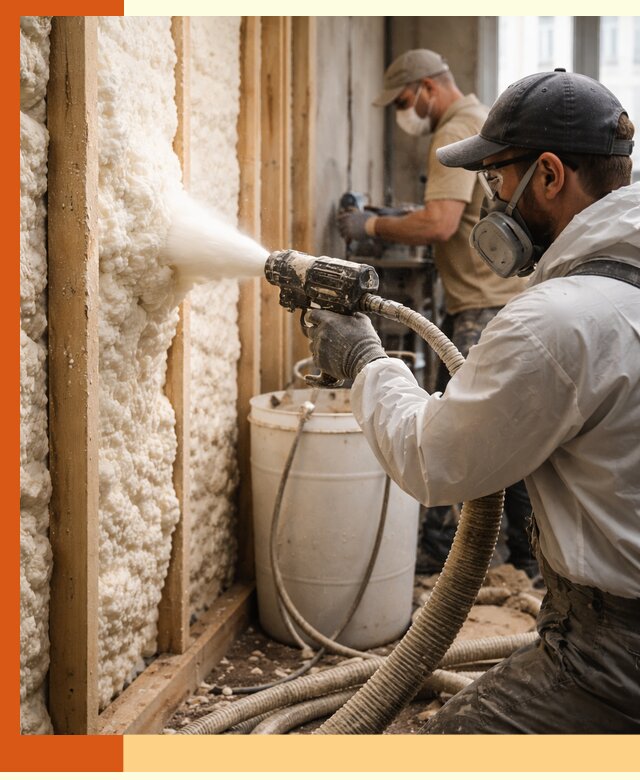 Утепление пеноизолом жилых и коммерческих объектов в Лабинске