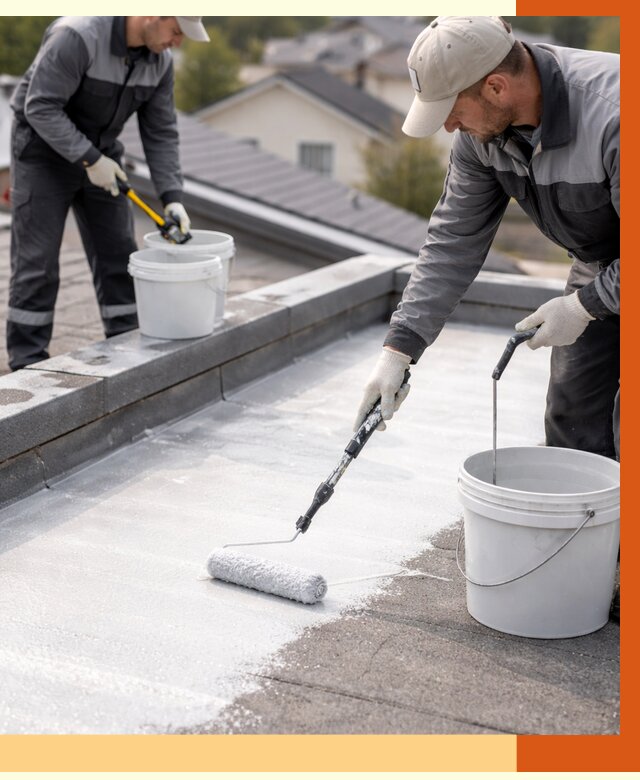 Утепление кровли жидкой теплоизоляцией в Лабинске от 2306 руб./м2 | ТепломастерЛбк