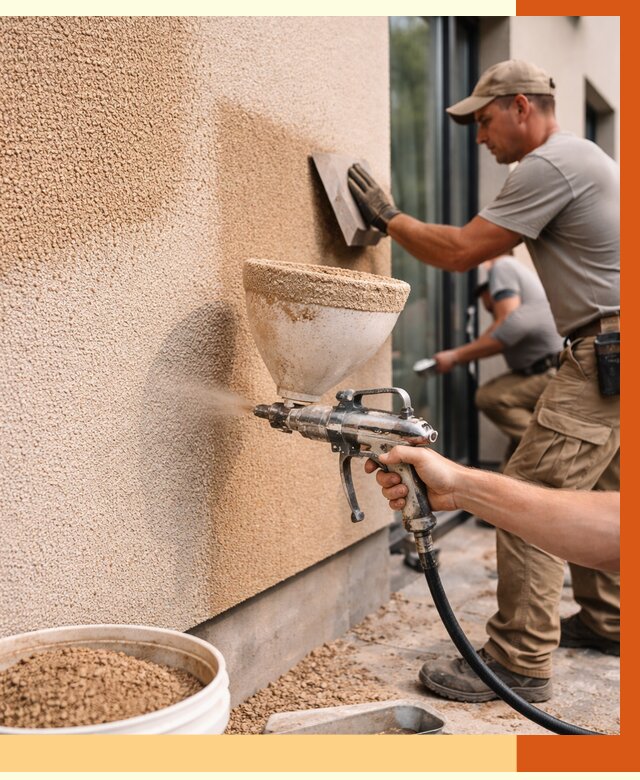 Утепление фасада жидкой пробкой в Лабинске от 5148 руб./м² под ключ | ТепломастерЛбк