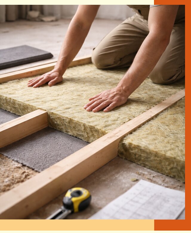 Шумоизоляция пола в Лабинске от 1341 руб./м² — профессиональная звукоизоляция | ТепломастерЛбк