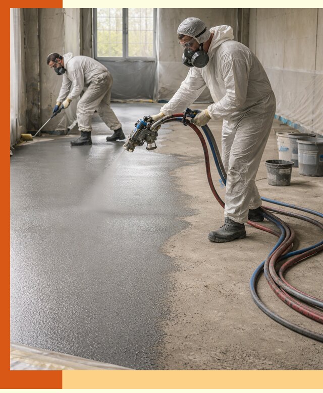 Гидроизоляция полимочевиной полов и конструкций в Лабинске