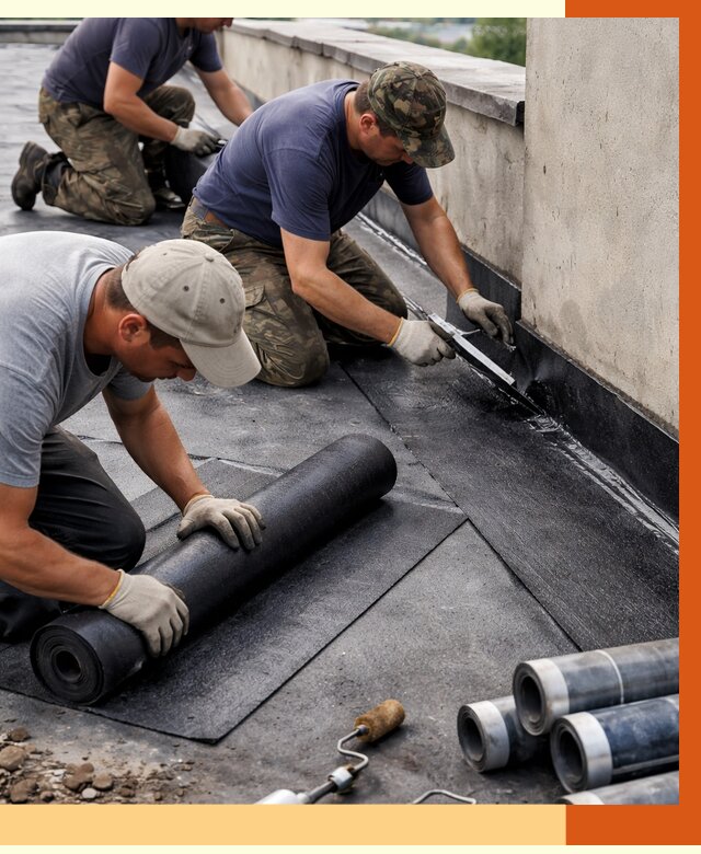 Гидроизоляция кровли в Лабинске от 4826 руб. — профессиональная гидроизоляция крыши | ТепломастерЛбк