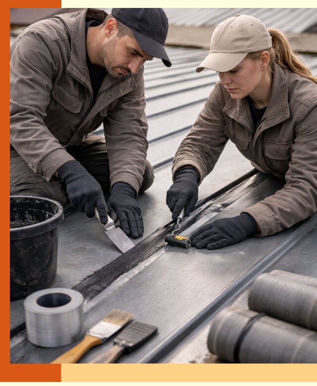 Гидроизоляция фальцевой кровли в Лабинске качественно и надежно