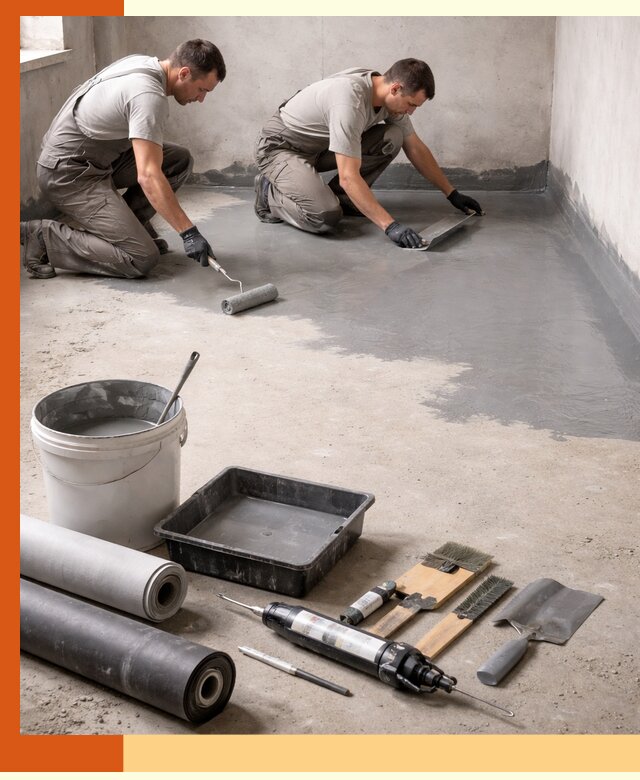 Гидроизоляция пола в Лабинске — надежная защита от влаги и протечек