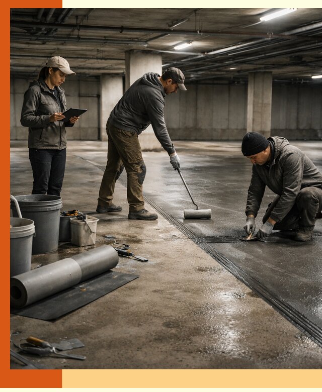 Гидроизоляция паркинга в Лабинске: качественная защита зданий