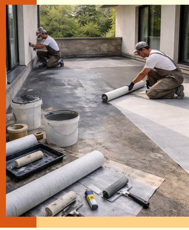 Гидроизоляция террасы в Лабинске — надежная защита от влаги и протечек