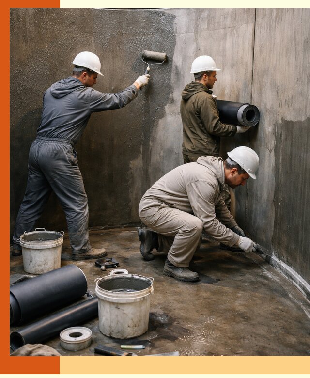 Гидроизоляция резервуара профессионально в Лабинске