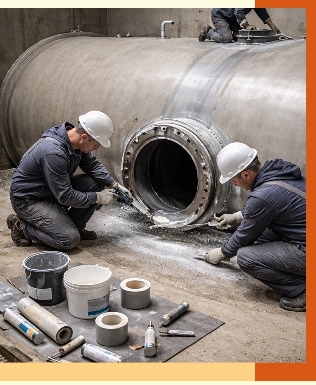 Гидроизоляция резервуара с топливом в Лабинске от 80430 руб. под ключ | ТепломастерЛбк