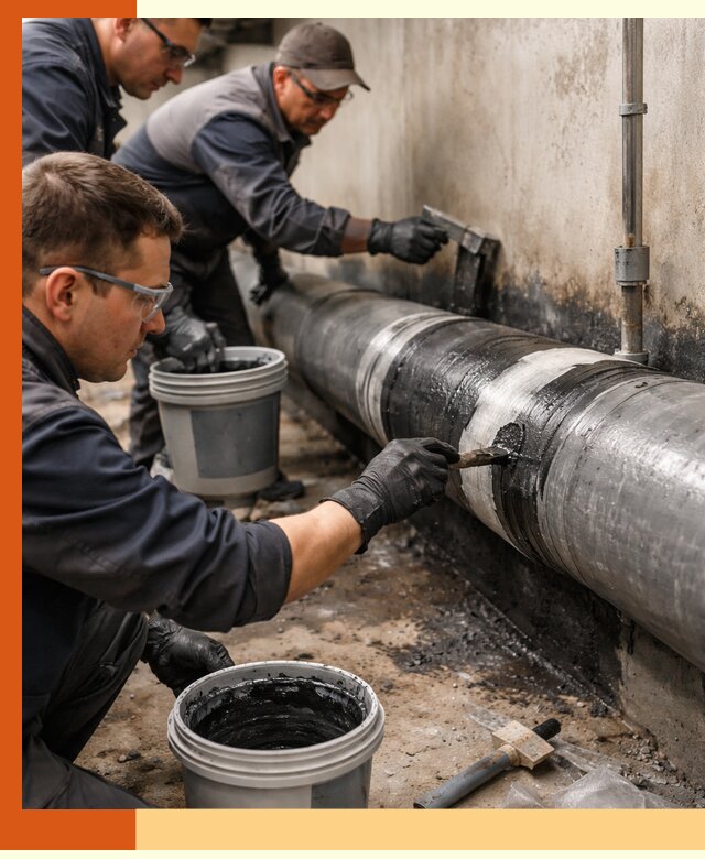 Гидроизоляция труб в Лабинске — защита и герметизация коммуникаций