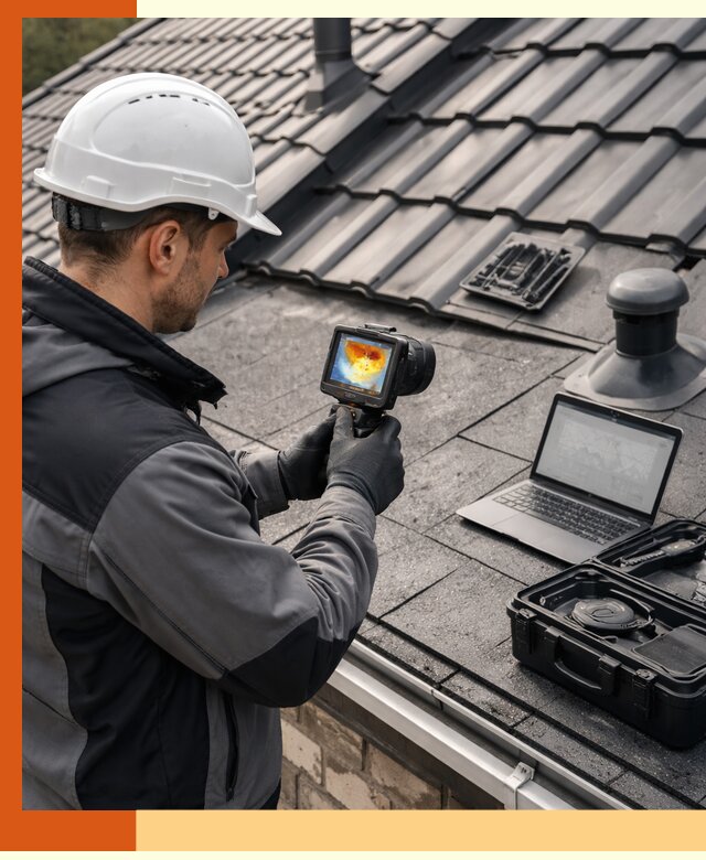 Тепловизионное обследование кровли в Лабинске для выявления дефектов