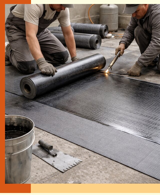 Монтаж гидроизоляционной мембраны в Лабинске для зданий и конструкций